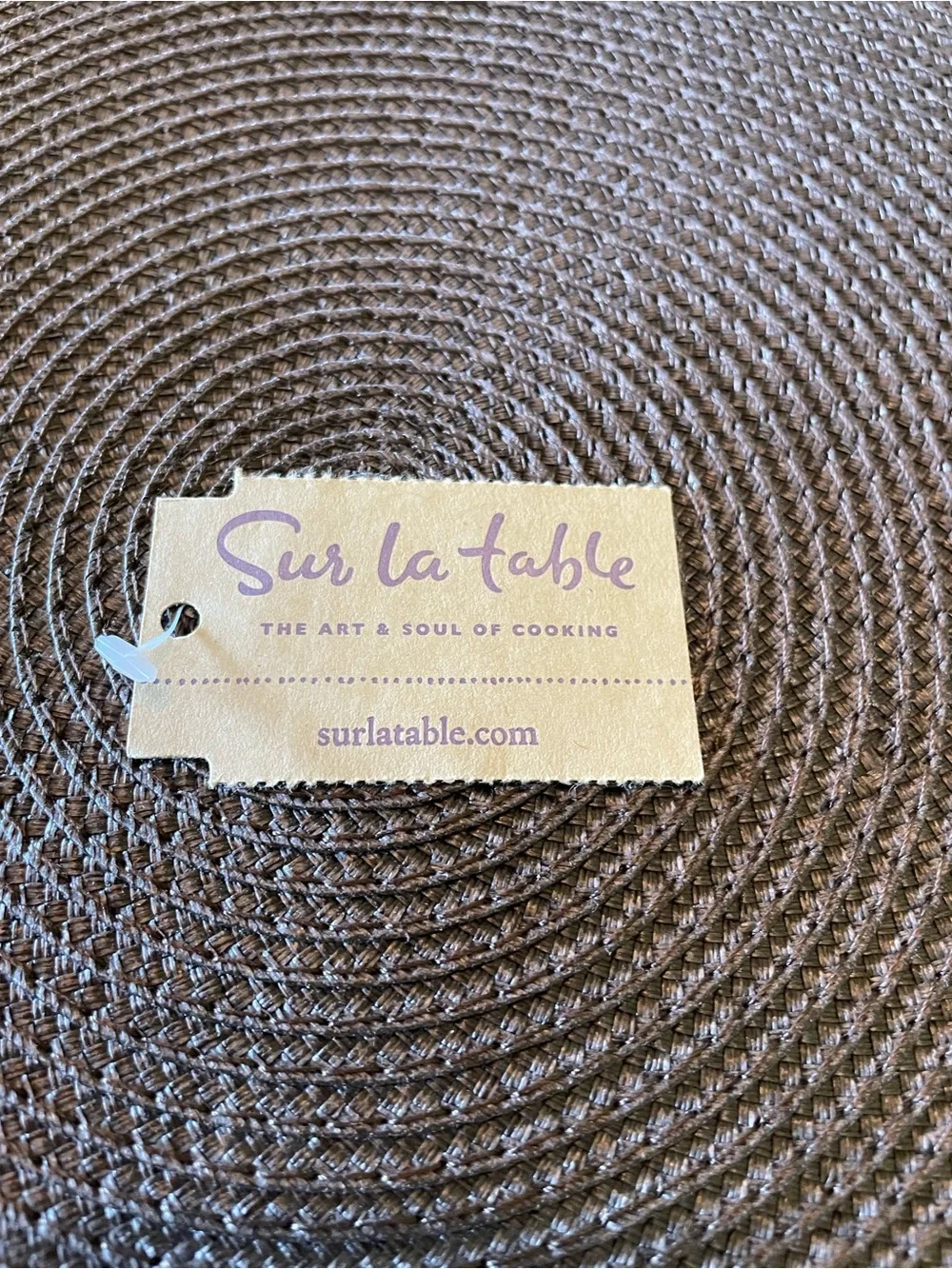 Sur La Table Woven Placemats ~ Expresso